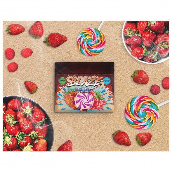 Смесь Blaze Medium - Sour Candy (Кислые конфеты, 50 грамм) купить в Челябинске