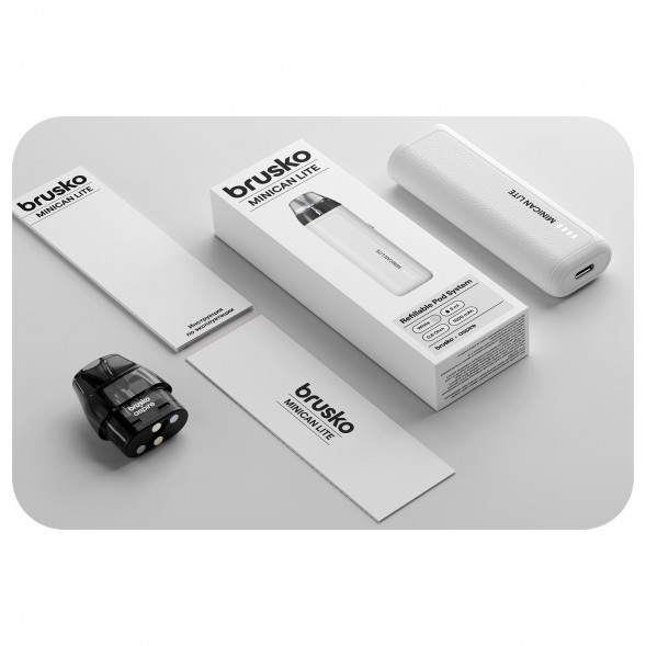 Электронная сигарета Brusko - Minican LITE (White) купить в Челябинске
