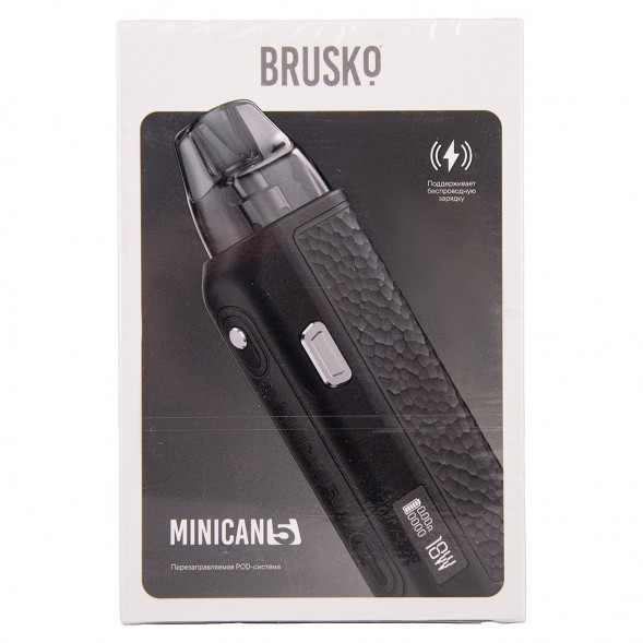 Электронная сигарета Brusko - Minican 5 (Чёрный) купить в Челябинске