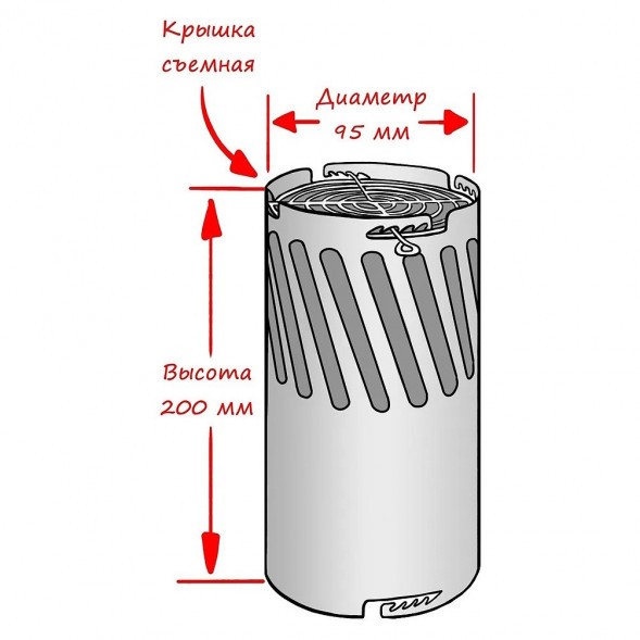 Защитная сетка-ветровик ESS (2 в 1) купить в Челябинске
