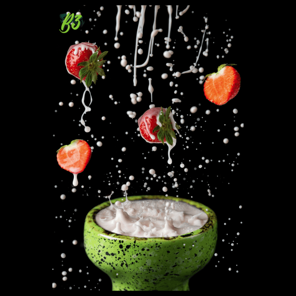 Табак B3 - Strawberry Yougurt (Клубничный Йогурт, 50 грамм) купить в Челябинске