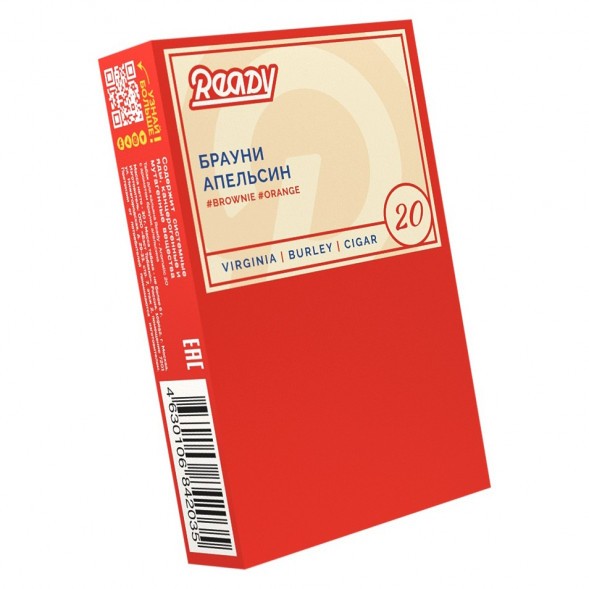 Табак Ready - №20 Orange Brownie (Брауни, Апельсин, 25 грамм) купить в Челябинске