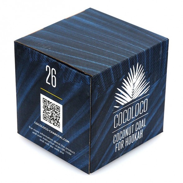 Уголь CocoLoco (26 мм, 64 кубика) купить в Челябинске