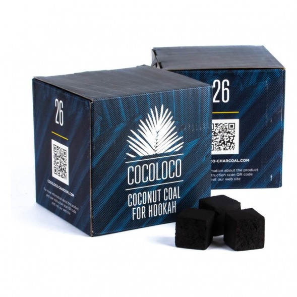 Уголь CocoLoco (26 мм, 64 кубика) купить в Челябинске