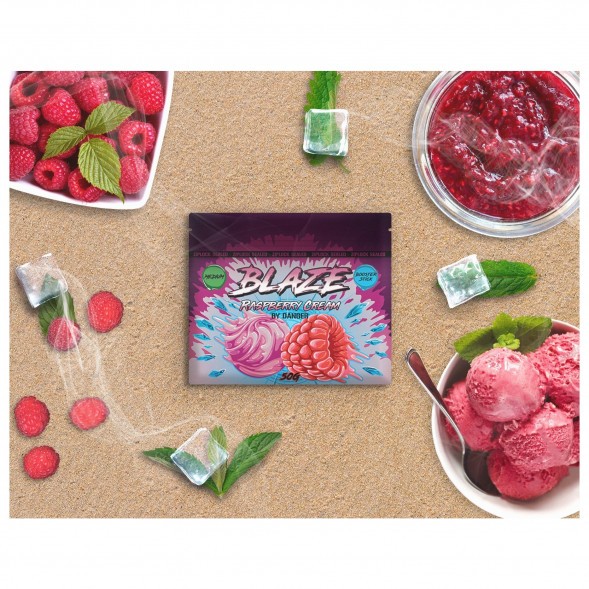 Смесь Blaze Medium - Raspberry Cream (Малиновое Мороженное, 50 грамм) купить в Челябинске