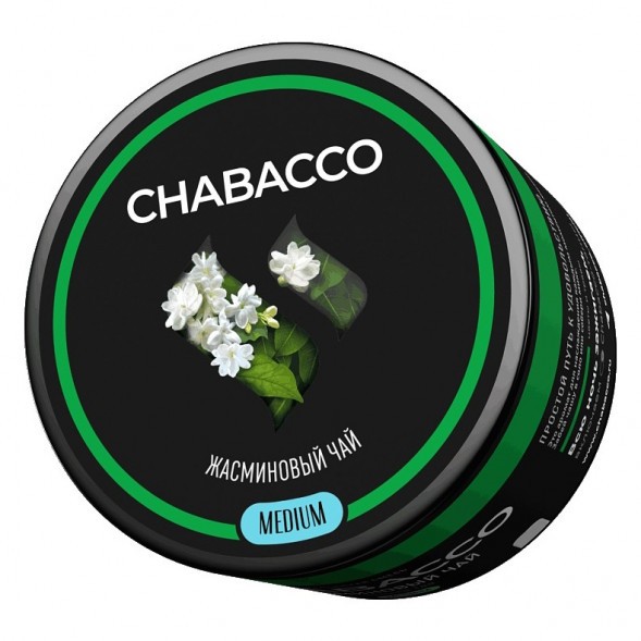 Смесь Chabacco MEDIUM - Jasmine Tea (Жасминовый Чай, 40 грамм) купить в Челябинске