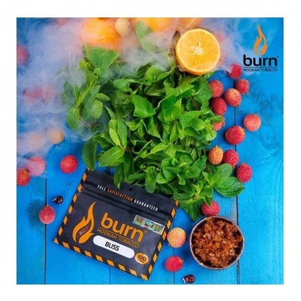 Табак Burn - Bliss (Личи с Мятой, 100 грамм) купить в Челябинске