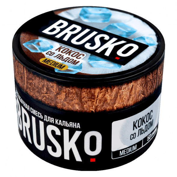Смесь Brusko Medium - Кокос со Льдом (50 грамм) купить в Челябинске