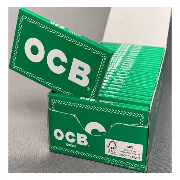 Бумага для самокруток OCB - №8 Double Green (100 штук) купить в Челябинске