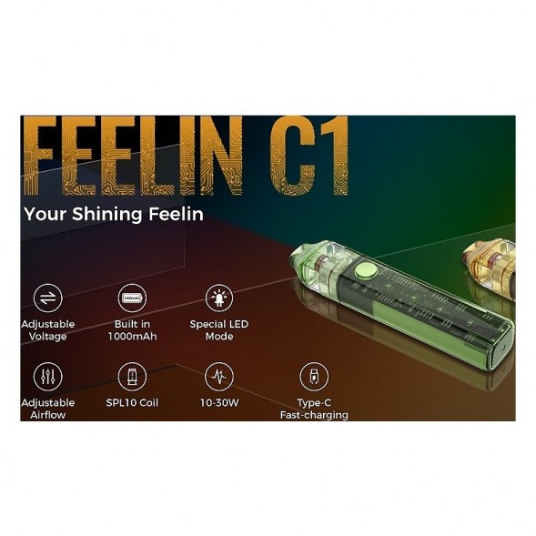 Электронная сигарета Brusko - Feelin C1 (Зелёный) купить в Челябинске