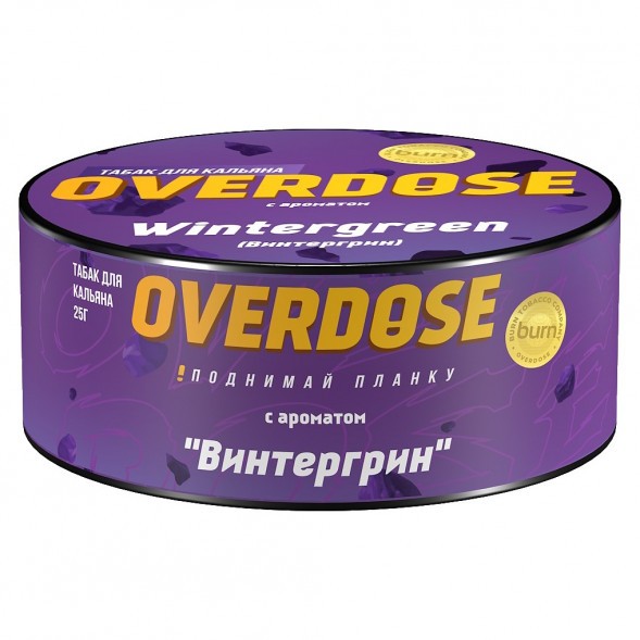 Табак Overdose - Wintergreen (Винтергрин, 25 грамм) купить в Челябинске