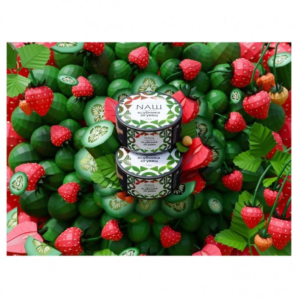 Табак NАШ WHITE - Клубника Огурец (40 грамм) купить в Челябинске