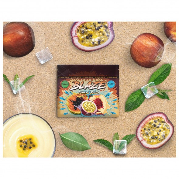 Смесь Blaze Medium - Jungle Boom (Тропические фрукты, 50 грамм) купить в Челябинске