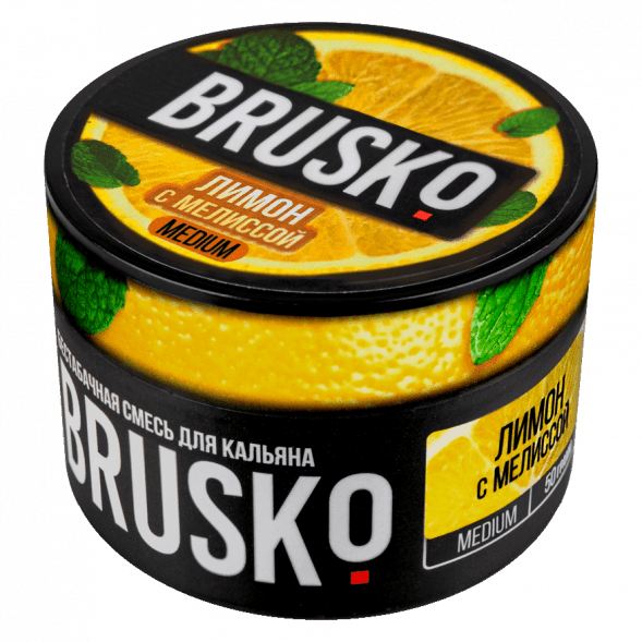Смесь Brusko Medium - Лимон с Мелиссой (50 грамм) купить в Челябинске