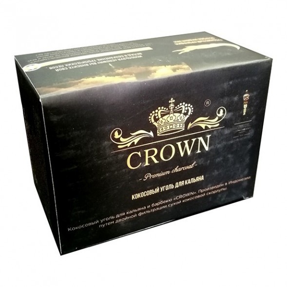 Уголь Crown (22 мм, 24 кубика) купить в Челябинске