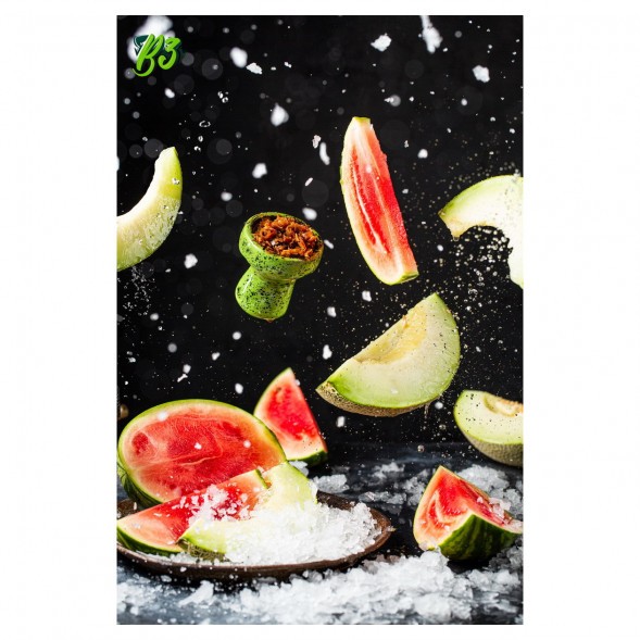 Табак B3 - Watermelon Halls (Арбузный Холлс, 50 грамм) купить в Челябинске