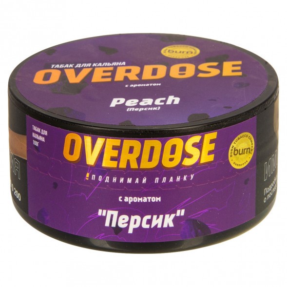 Табак Overdose - Peach (Персик, 100 грамм) купить в Челябинске