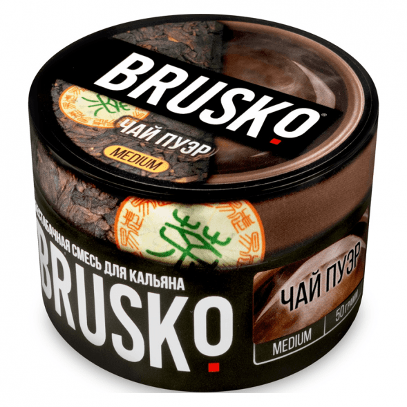 Смесь Brusko Medium - Чай Пуэр (50 грамм) купить в Челябинске