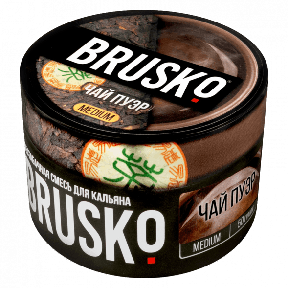 Смесь Brusko Medium - Чай Пуэр (50 грамм) купить в Челябинске