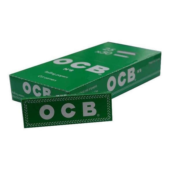 Бумага для самокруток OCB - №8 Green (50штук/25) купить в Челябинске