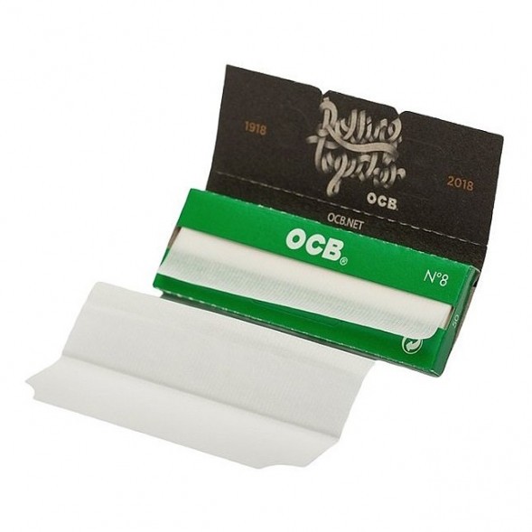 Бумага для самокруток OCB - №8 Green (50штук/25) купить в Челябинске