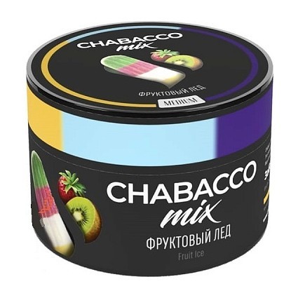 Смесь Chabacco MIX MEDIUM - Fruit Ice (Фруктовый Лёд, 40 грамм) купить в Челябинске