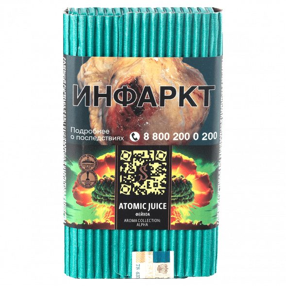 Табак Satyr - Atomic Juice (Фейхоа, 100 грамм) купить в Челябинске