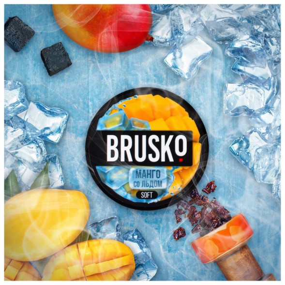 Смесь Brusko Medium - Манго со Льдом (50 грамм) купить в Челябинске