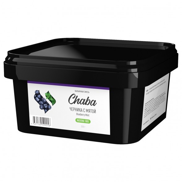 Смесь Chaba - Blueberry Mint (Черника с Мятой, 200 грамм, Без никотина) купить в Челябинске