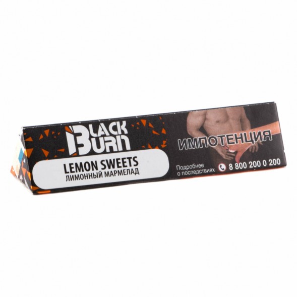 Табак BlackBurn - Lemon Sweets (Лимонный Мармелад, 25 грамм) купить в Челябинске