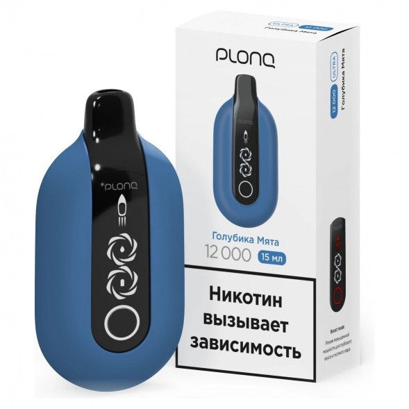 PLONQ ULTRA - Голубика Мята (12000 затяжек) купить в Челябинске