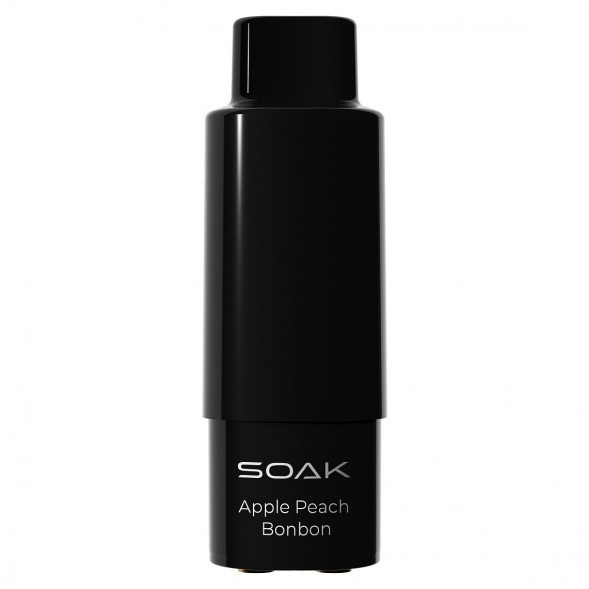 Картридж SOAK Q - Яблоко Персик (Apple Peach Bonbon, 3000 затяжек) купить в Челябинске