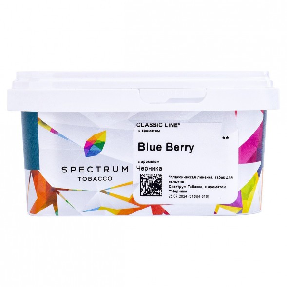 Табак Spectrum - Blue Berry (Черника, 200 грамм) купить в Челябинске