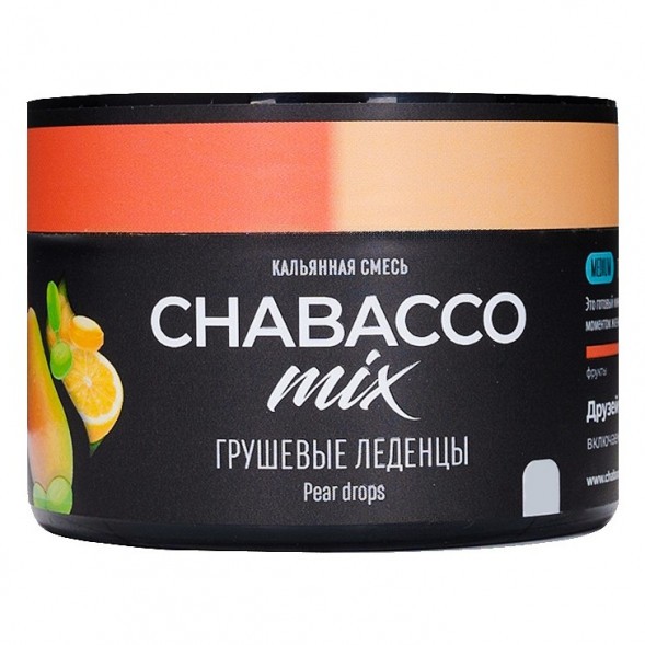 Смесь Chabacco MIX MEDIUM - Pear Drops (Грушевые Леденцы, 40 грамм) купить в Челябинске