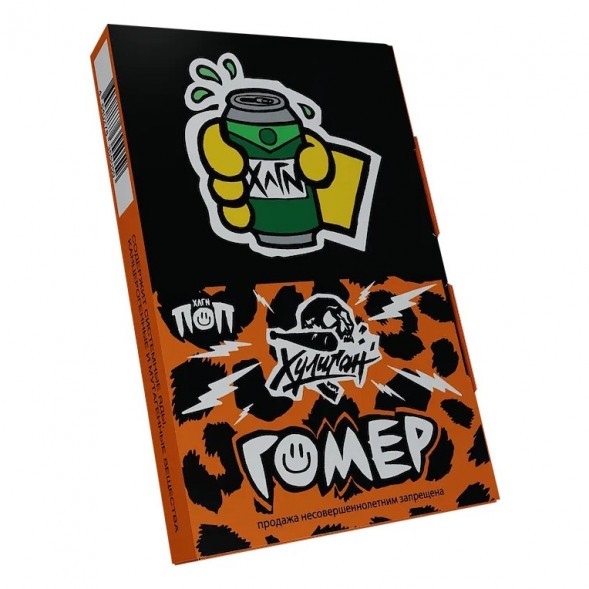 Табак Хулиган - Гомер (Газировка Виноград Алоэ, 25 грамм) купить в Челябинске