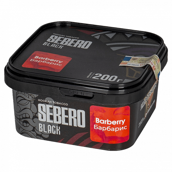 Табак Sebero Black - Barberry (Барбарис, 200 грамм) купить в Челябинске