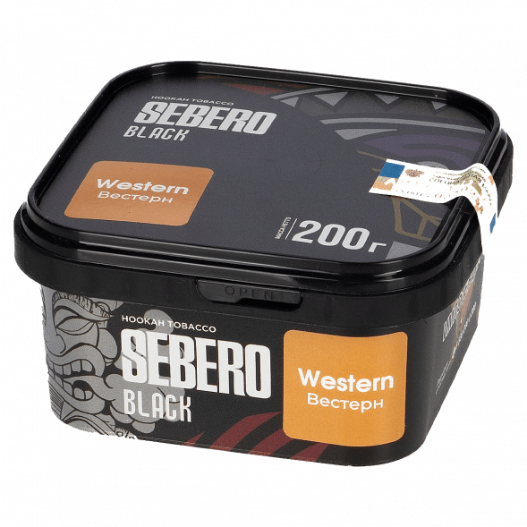 Табак Sebero Black - Western (Вестерн, 200 грамм) купить в Челябинске