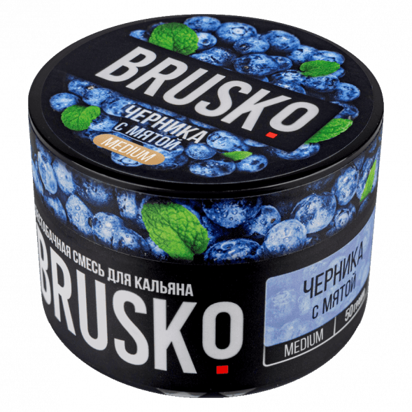 Смесь Brusko Medium - Черника с Мятой (50 грамм) купить в Челябинске