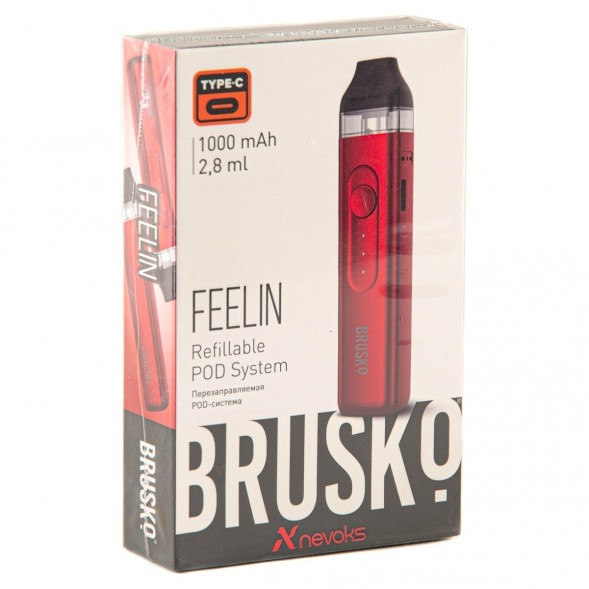 Электронная сигарета Brusko - Feelin (Красный) купить в Челябинске