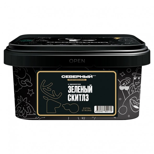 Табак Северный Professional - Зелёный Скитлз (200 грамм) купить в Челябинске