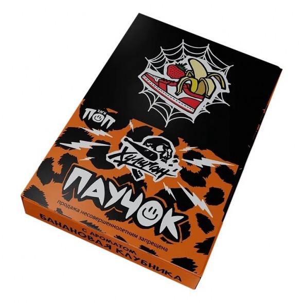 Табак Хулиган - Паучок (Банановая Клубника, 25 грамм) купить в Челябинске