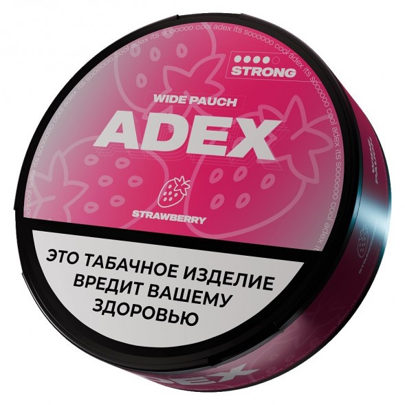 Табак жевательный ADEX STRONG WIDE - Strawberry (Клубника) купить в Челябинске
