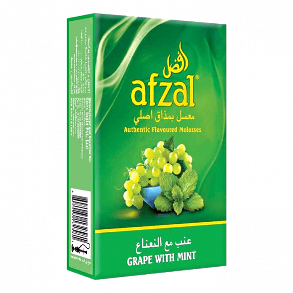 Табак Afzal - Grape with Mint (Виноград с Мятой, 40 грамм) купить в Челябинске