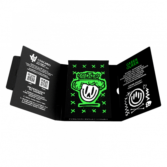 Табак Хулиган - Green Queen (Мятный Чай с Мёдом, 25 грамм) купить в Челябинске