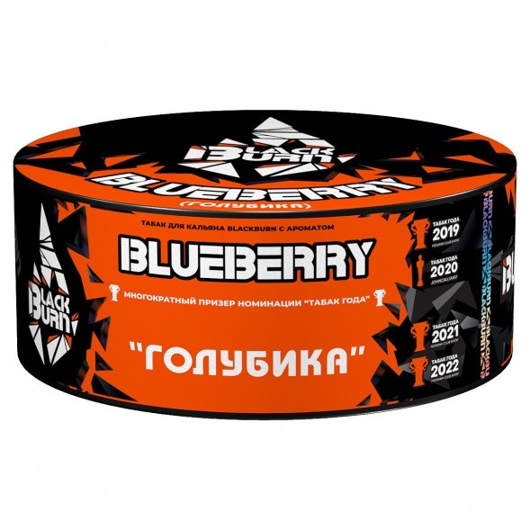 Табак BlackBurn - Blueberry (Голубика, 100 грамм) купить в Челябинске