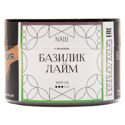 Табак NАШ WHITE - Базилик Лайм (40 грамм)