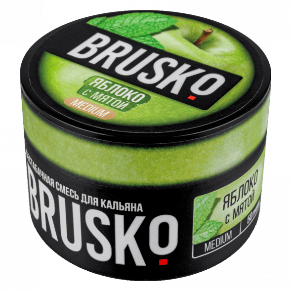 Смесь Brusko Medium - Яблоко с Мятой (50 грамм) купить в Челябинске