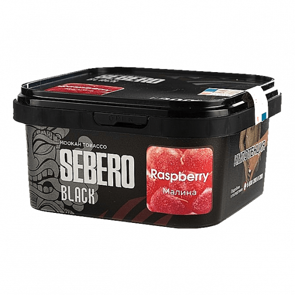 Табак Sebero Black - Raspberry (Малина, 200 грамм) купить в Челябинске