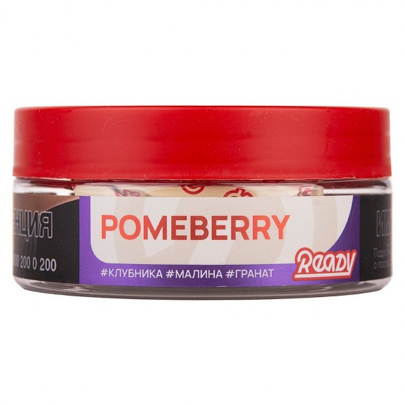 Табак Ready - №6 Pomeberry /Strawberry Raspberry Pomegranate (Клубника, Малина, Гранат, 100 грамм) купить в Челябинске