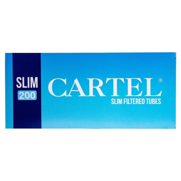 Гильзы сигаретные Cartel - Slim Blue 84x17мм (200 штук) купить в Челябинске